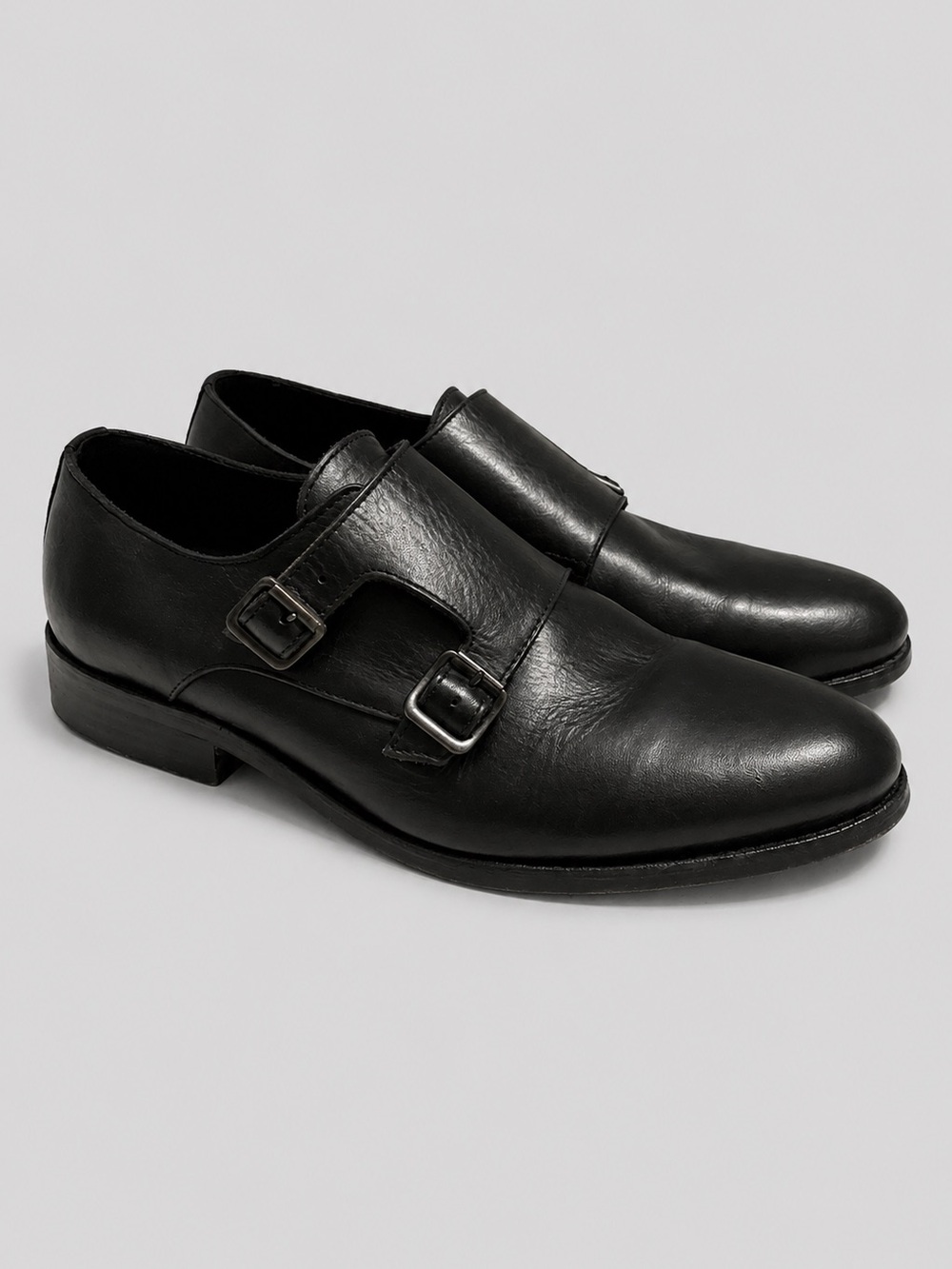 AllSaints Double Monk Strap Dress Shoes